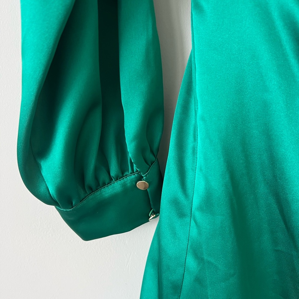 Zara Women's Green Dress - Picture 6 of 10